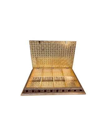 Oxidized Handmade Wooden 8 Compartment Beautiful Dry Fruit Box Set, Gift Box (OXY161) 3