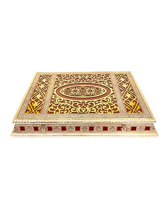 Oxidized Handmade Wooden 8 Compartment Beautiful Dry Fruit Box Set, Gift Box (OXY161) 4