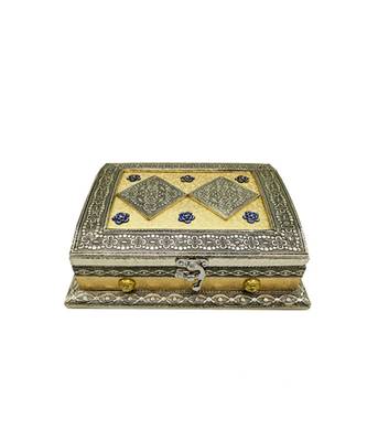 Wooden Handmade Decorative Platter 4 Compartment Dry Fruit Box, Gift Box, Gift (OXY4) 1