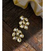 Gold Tone Kundan Inspired Studs Earring