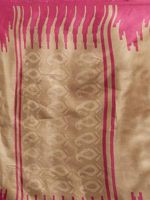 Woman's Multi Colored Cotton Blend Checked Saree 3