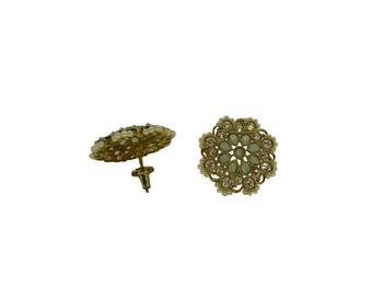 Multicolor cubic zirconia earrings 2