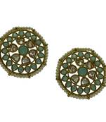 Gold cubic zirconia earrings