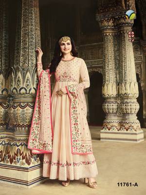 Off-white embroidered silk salwar 1