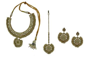 Gold cubic zirconia necklaces 1
