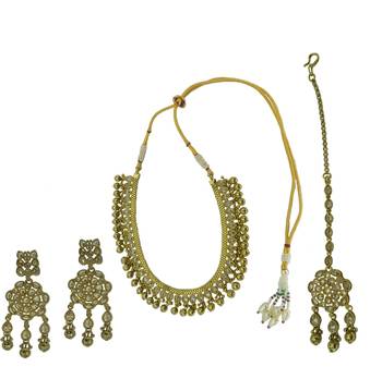 Gold cubic zirconia necklaces 1