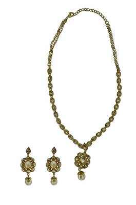 Gold cubic zirconia necklaces 1