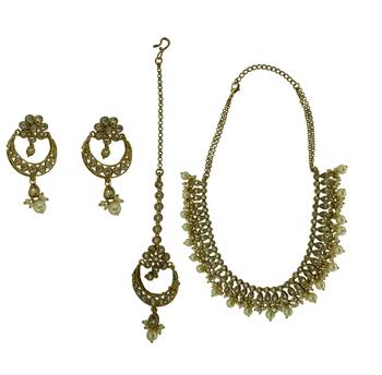 Gold cubic zirconia necklaces 1