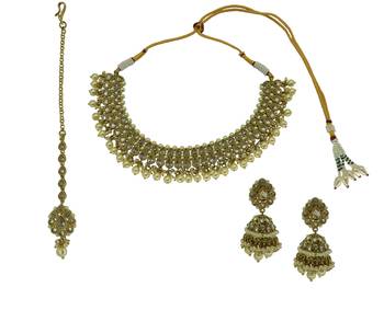 Gold cubic zirconia necklaces 1