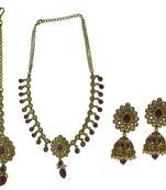 Gold cubic zirconia necklaces