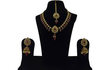 Gold cubic zirconia necklaces 2
