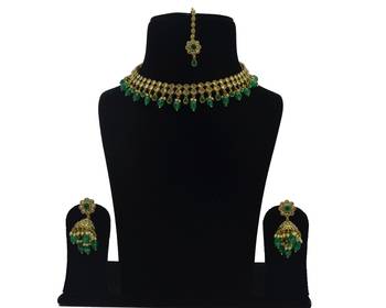 Gold cubic zirconia necklaces 1