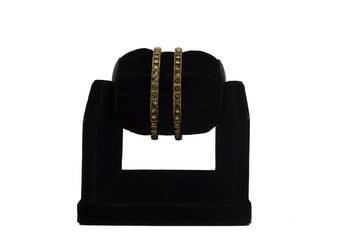 Gold cubic zirconia bangles-and-bracelets 3