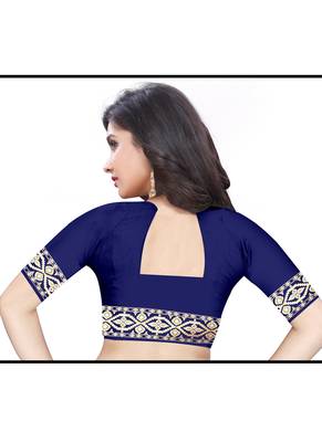 Magenta Woven Art Silk Saree With Blouse 2