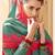 Turquoise Embroidered Stitched Salwar With Dupatta