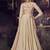 Beige Embroidered Stitched Salwar With Dupatta