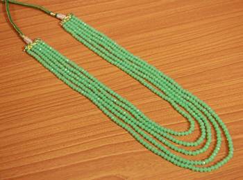 Green Crystal Necklaces 1