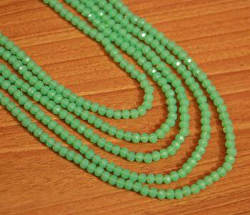 Green Crystal Necklaces 2