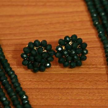 Green Crystal Necklaces 2