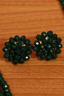 Green Crystal Necklaces