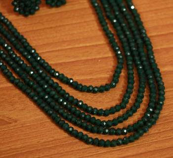 Green Crystal Necklaces 3