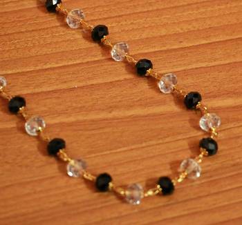 Black Crystal Necklaces 2