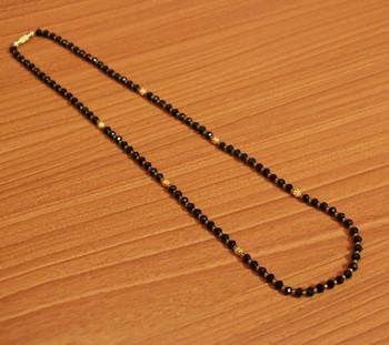 Black Crystal Necklaces 1
