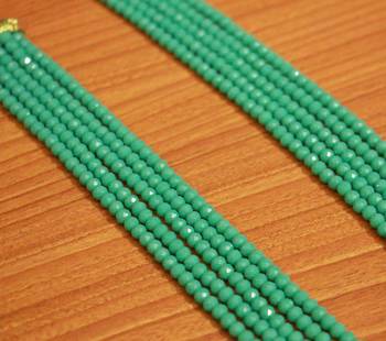 Green Crystal Necklaces 2