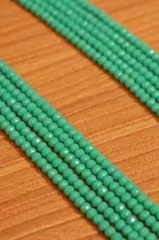 Green Crystal Necklaces