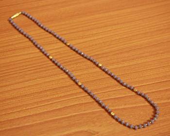 Grey Crystal Necklaces 1
