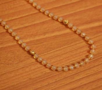 White Crystal Necklaces 2