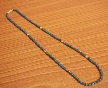 Blue Crystal Necklaces 1