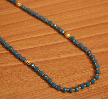 Blue Crystal Necklaces 2