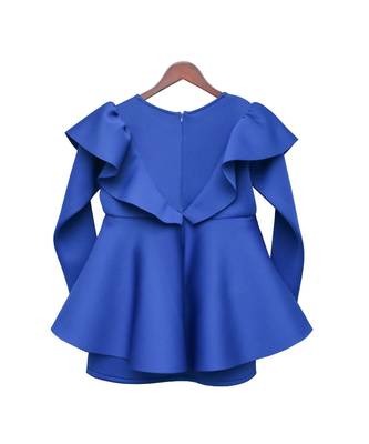 Blue Neoprene Dress 2