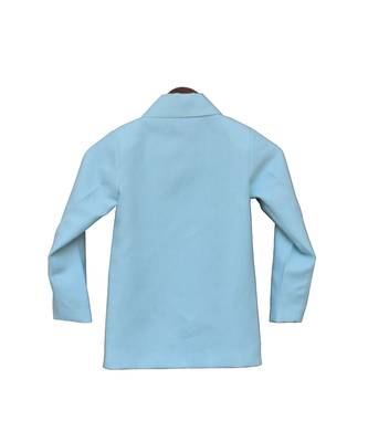 Blue Linen Coat 2