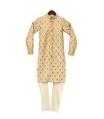 Golden Beige Embroidery Ajkan