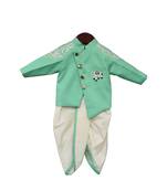 Sea Green Ajkan with Dhoti