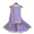 Purple Embroidery Kurti with Purple Sharara
