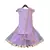 Purple Embroidery Kurti with Purple Sharara
