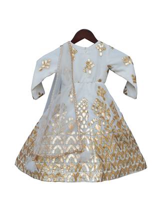 OffWhite Gota Embroidery Anarkali 2