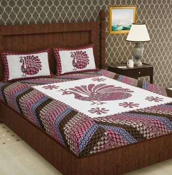 Cotton Double Animal Bedsheet 1