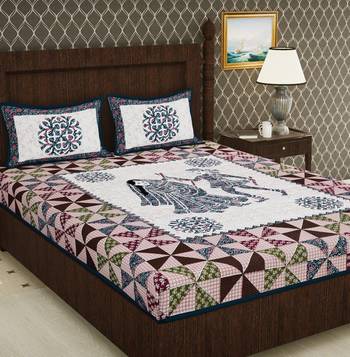 Cotton Double Printed Bedsheet 1