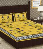 Cotton Double Floral Bedsheet