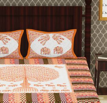 Cotton Double Floral Bedsheet 3