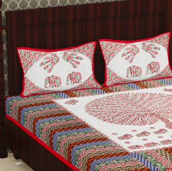 Cotton Double Floral Bedsheet 4