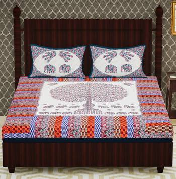 Cotton Double Floral Bedsheet 2