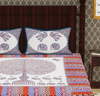 Cotton Double Floral Bedsheet 3
