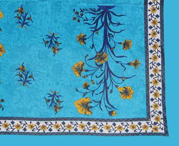 Cotton Double Floral Bedsheet 5
