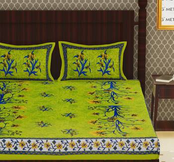 Cotton Double Floral Bedsheet 3