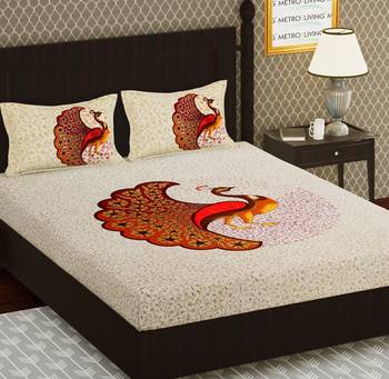 Cotton Double Animal Bedsheet 1